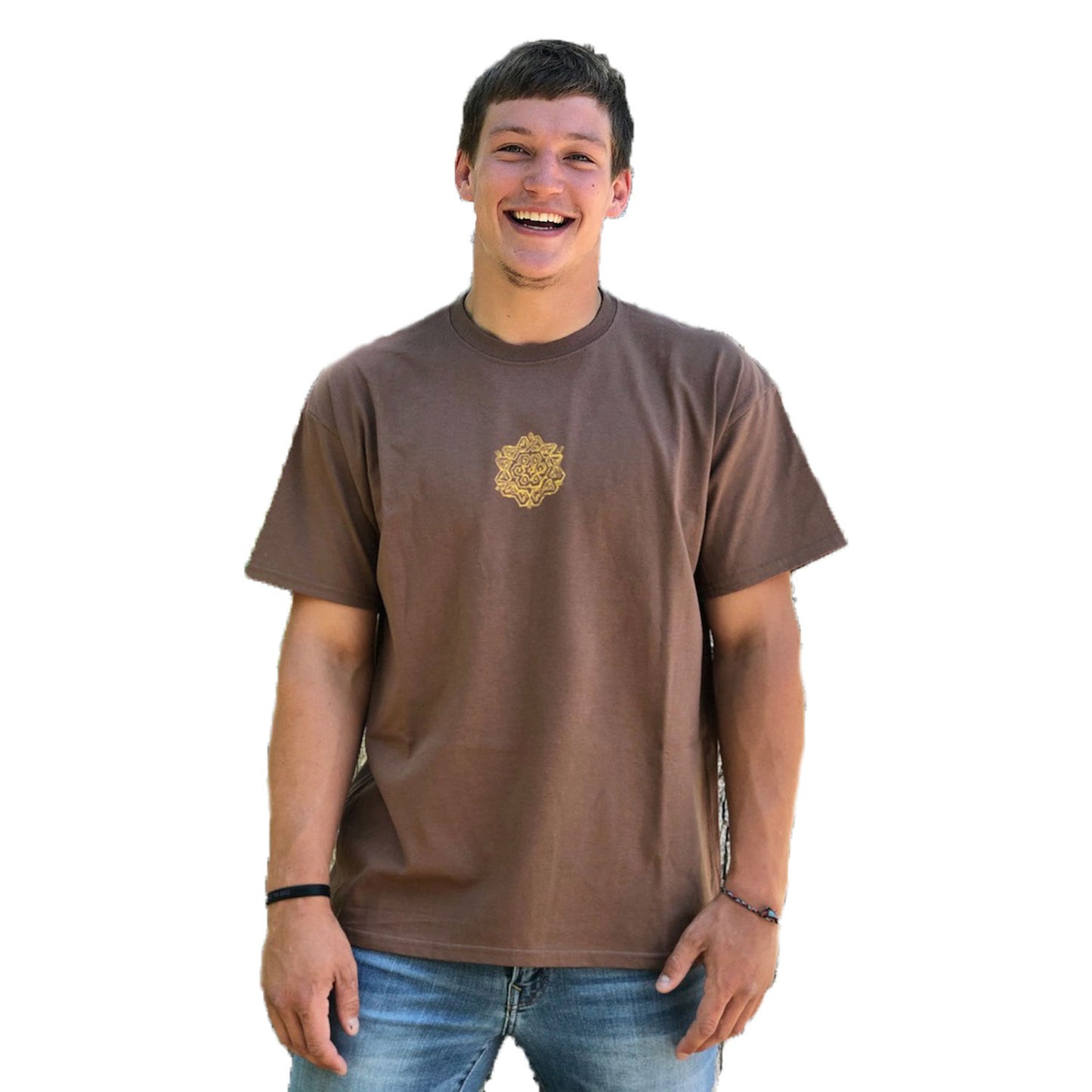 Gold Sketch Mandala T-Shirt