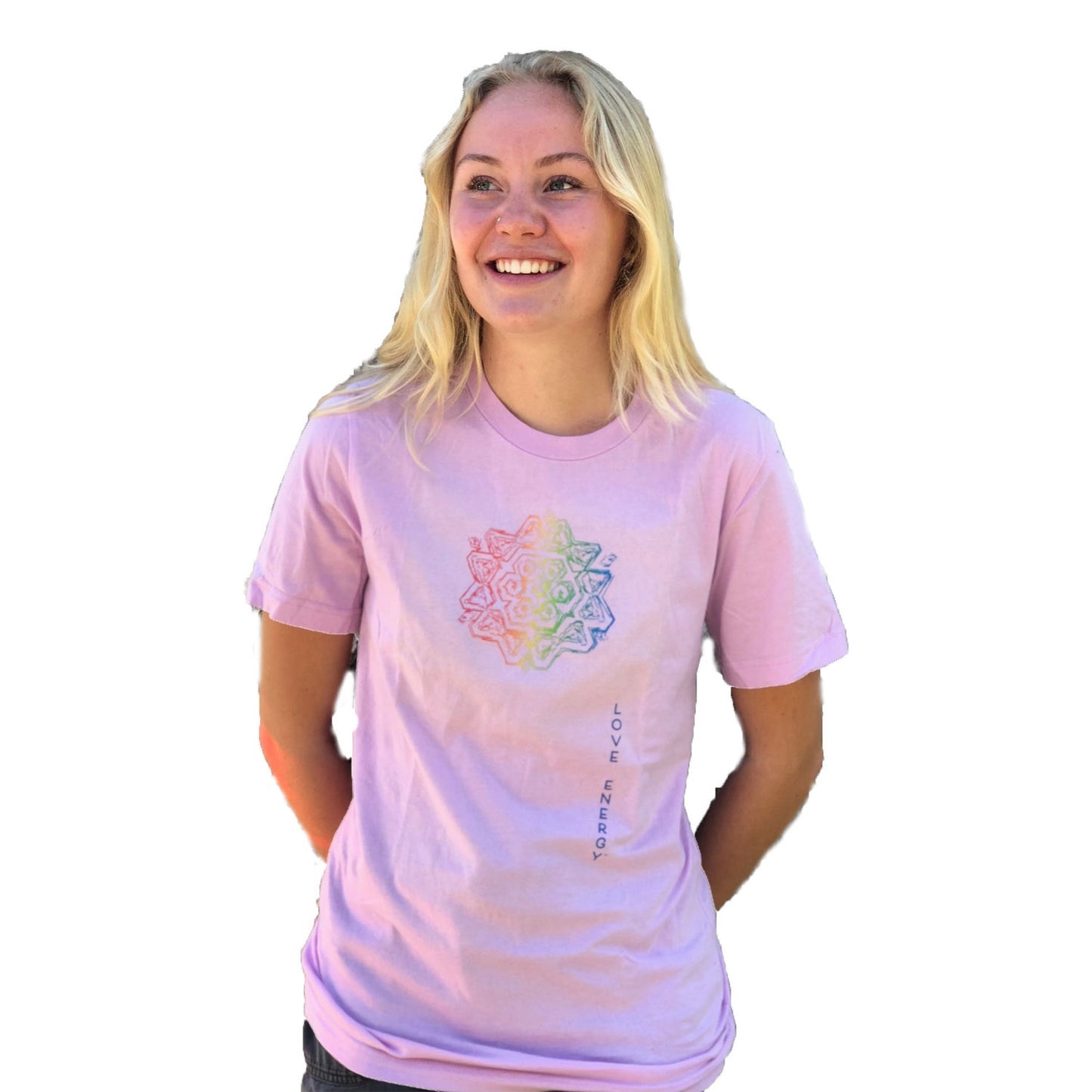 Rainbow Sketch Mandala T-shirt