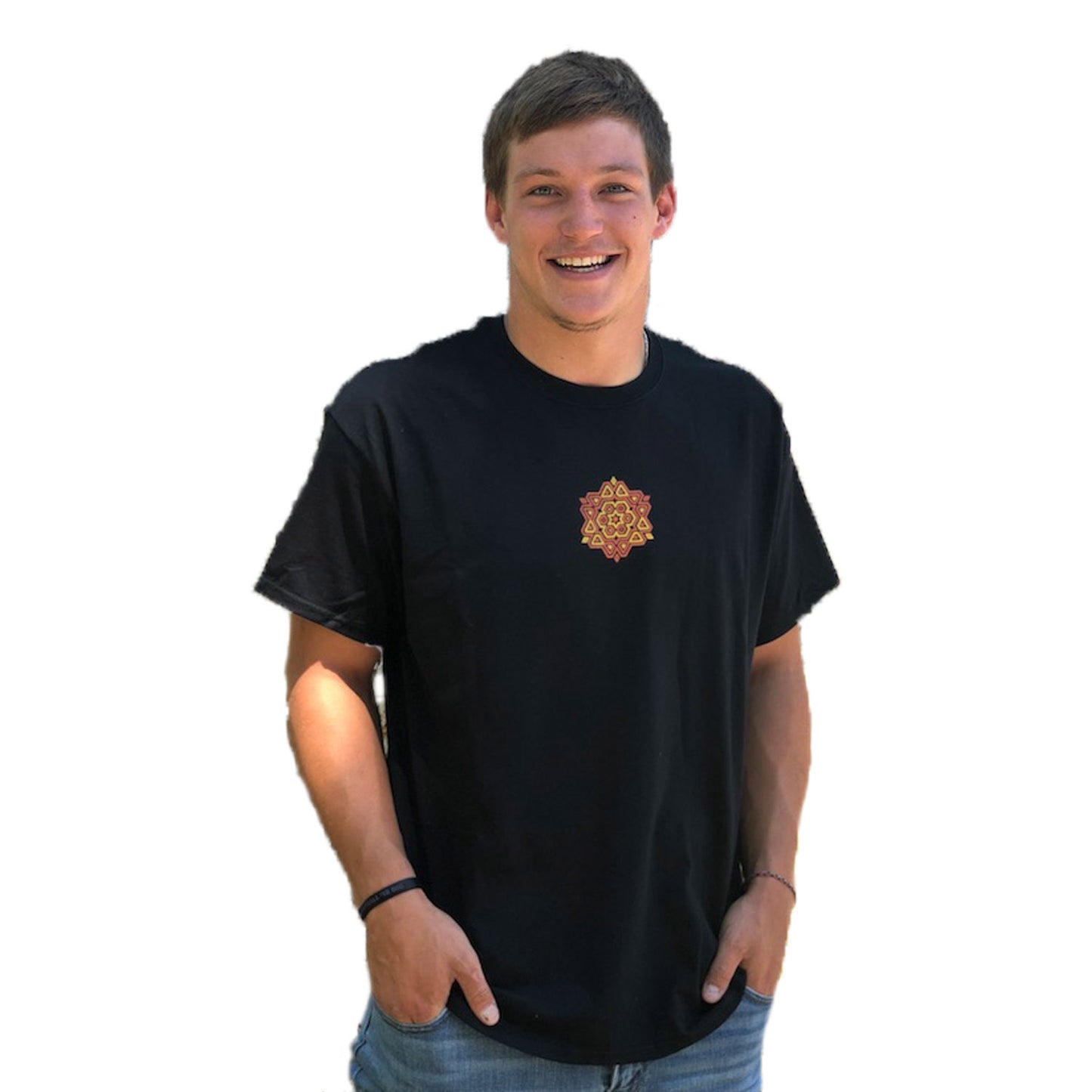 Red & Gold Mandala T-Shirt