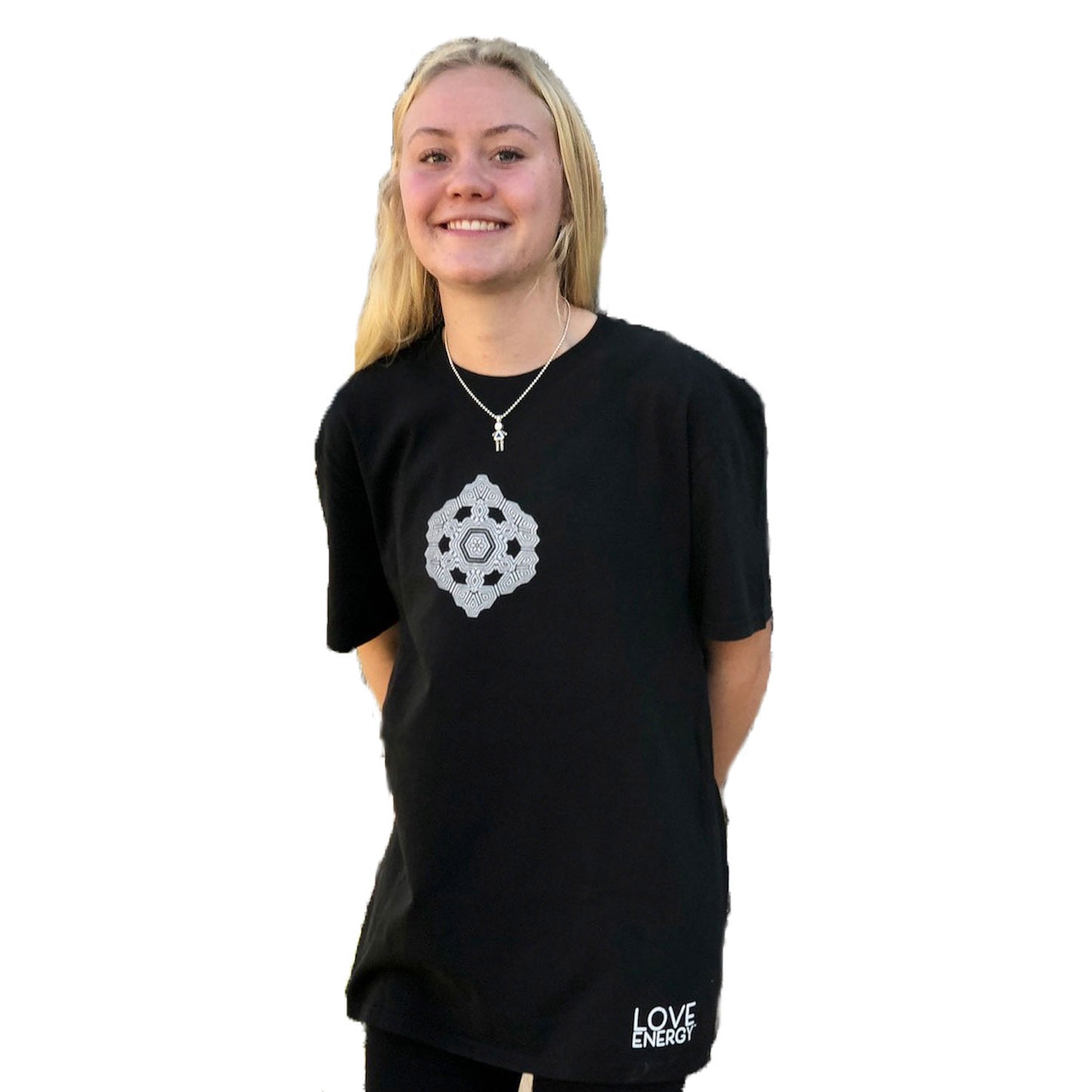 White Sacred Flower T-Shirt