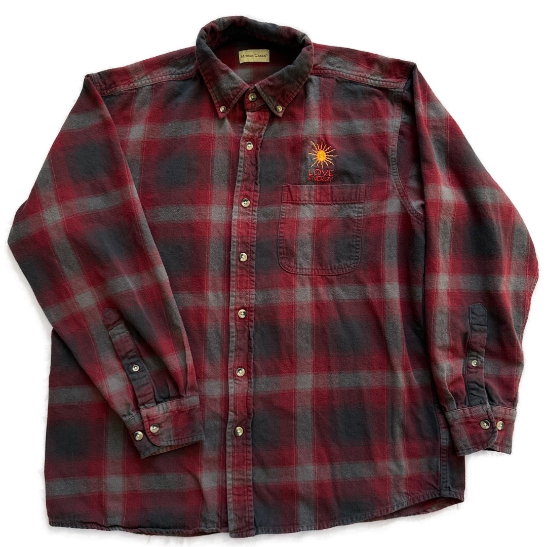 Flannel Shirt, Sun Embroidery L (Hobb's Creek)