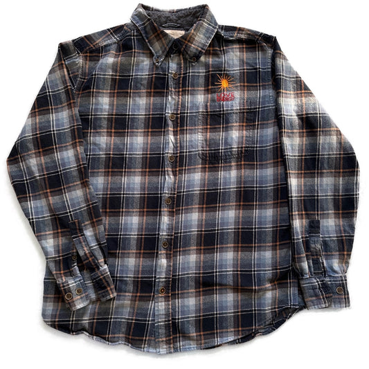 Flannel Shirt, Sun Embroidery L (Weatherproof)