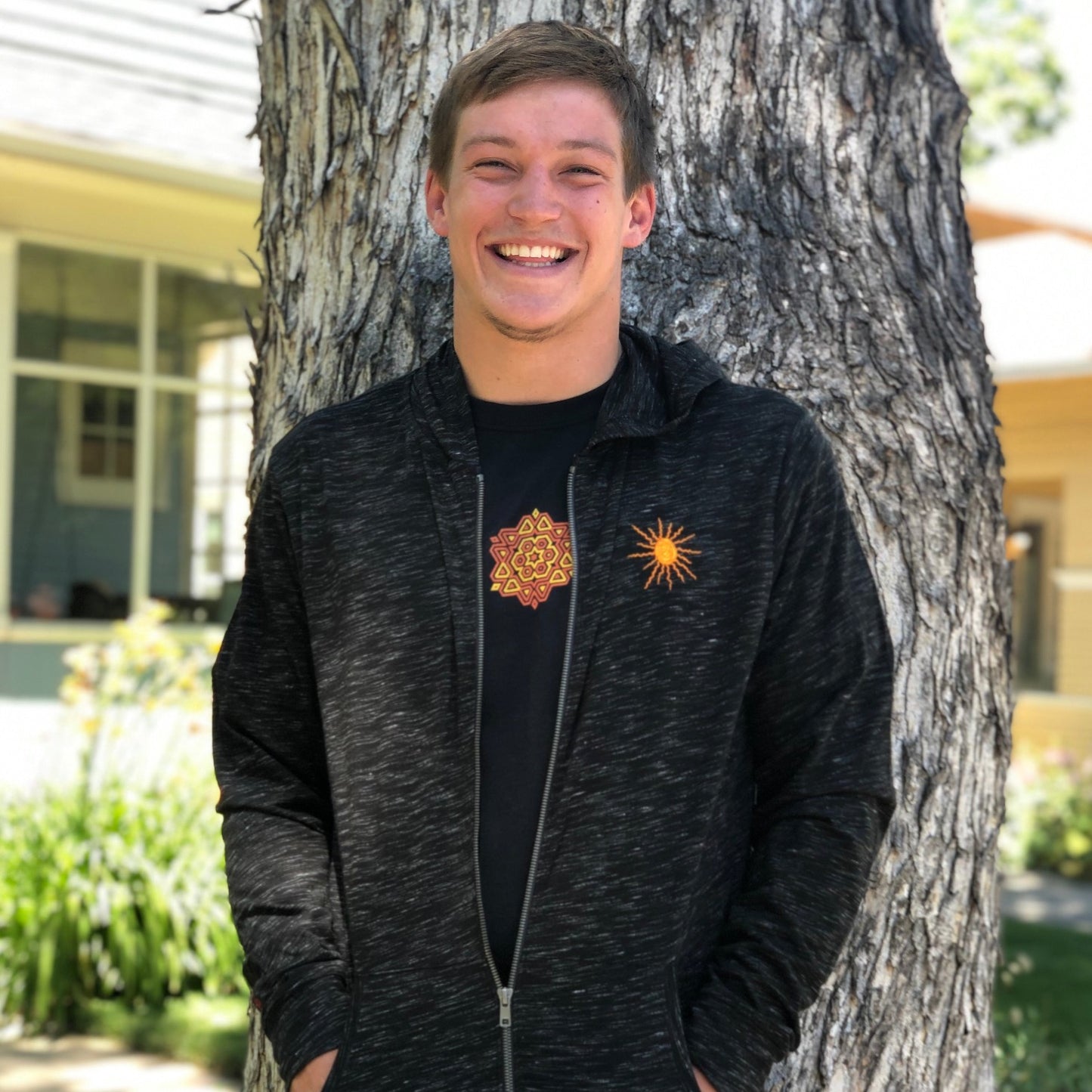 Sun Light-Weight Zip Hoodie