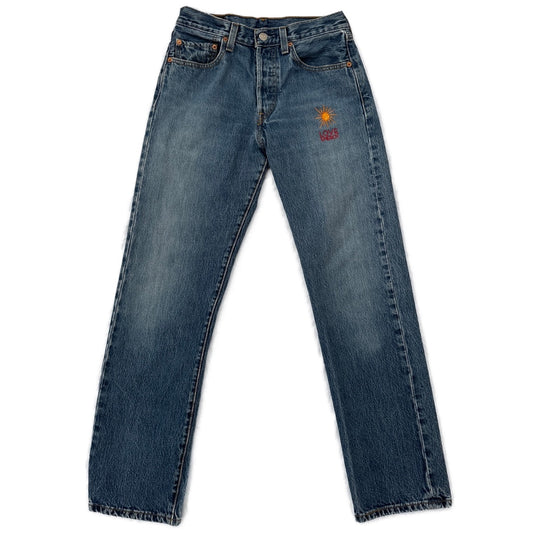 Jeans, sun embroidered Levi's 501 W29 L32