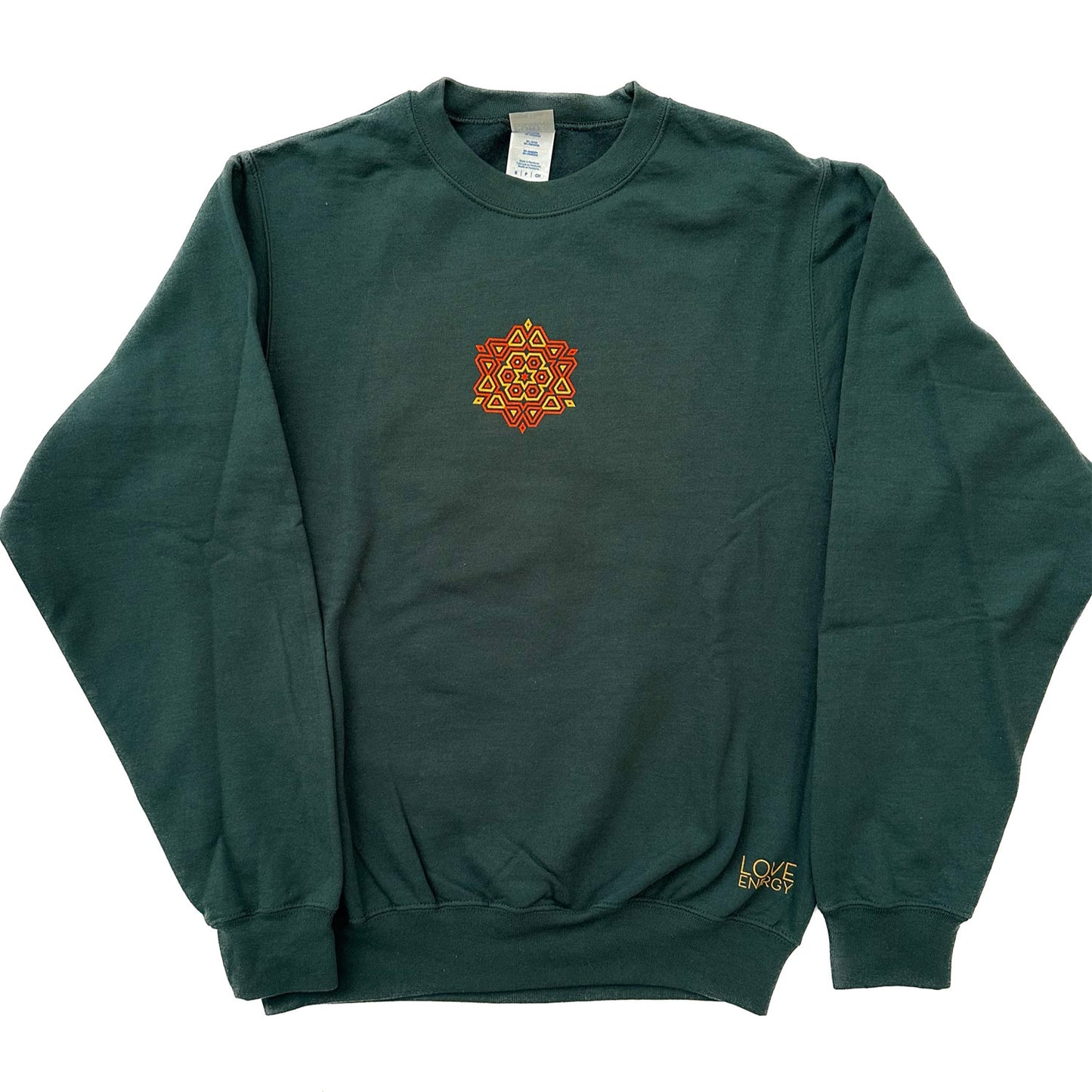 Red and Gold Mandala Sweatshirt