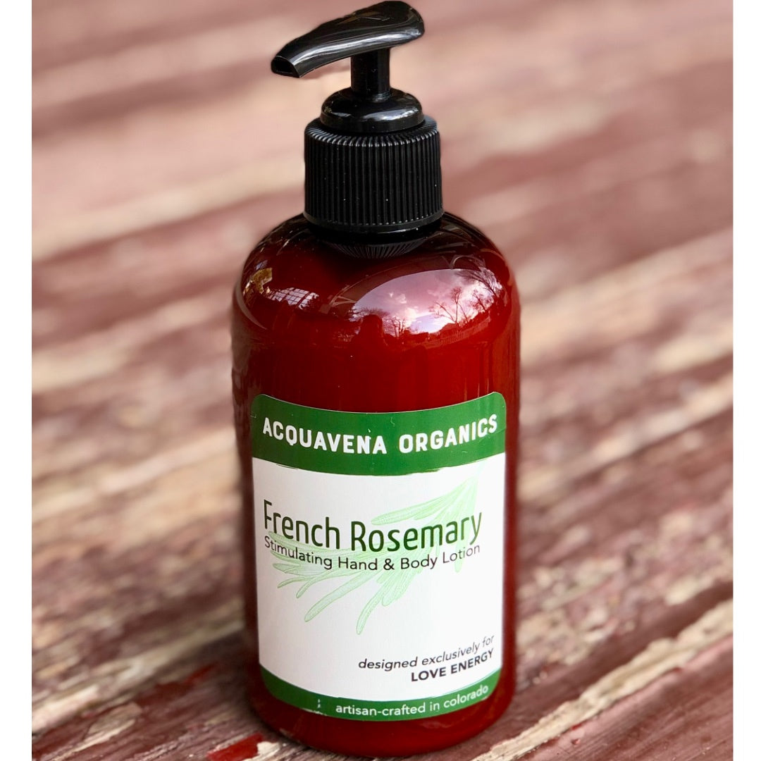 Organic Hand and Body Lotion (French Rosemary, Spanish Lavender)