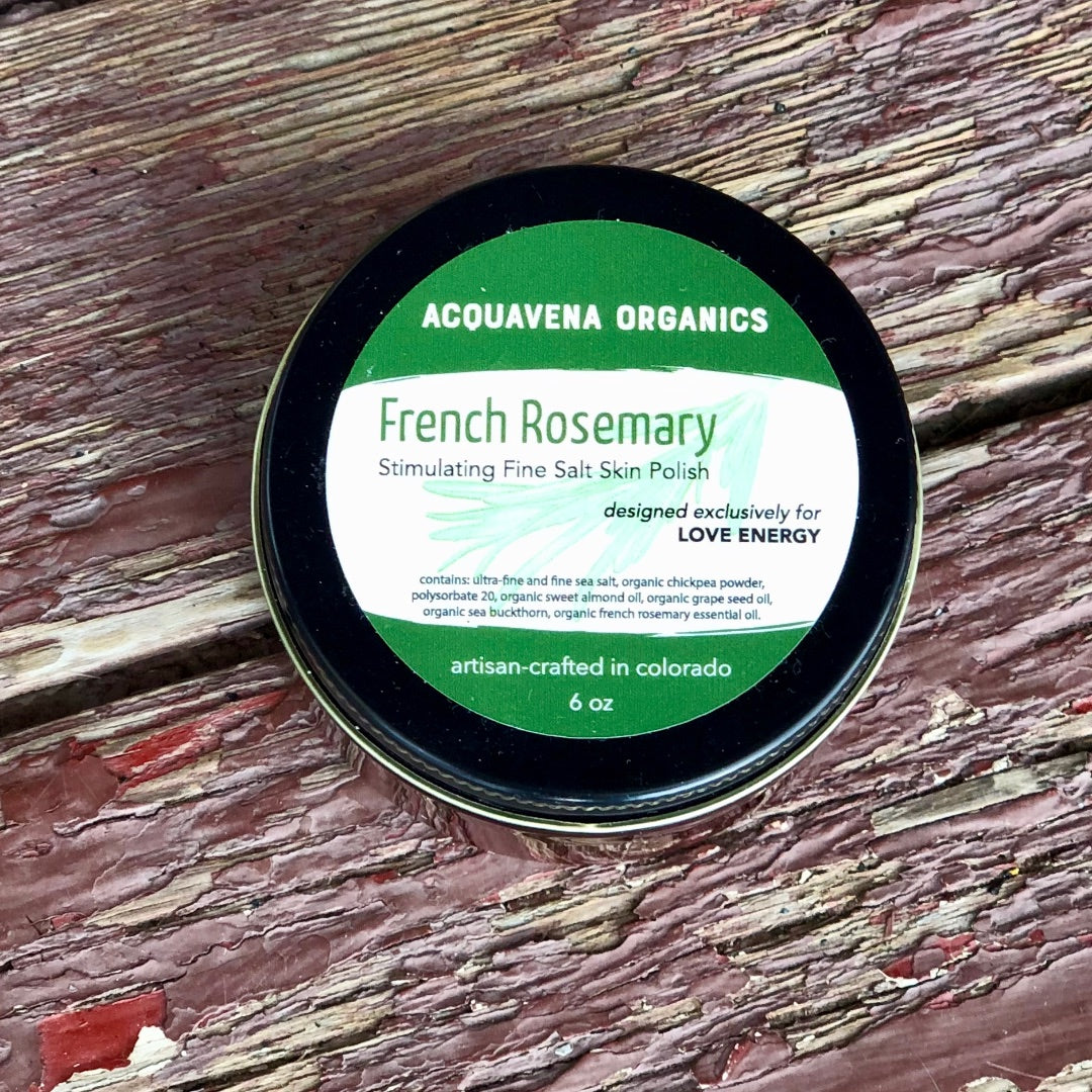 Organic Skin Polish (French Rosemary, Spanish Lavender)