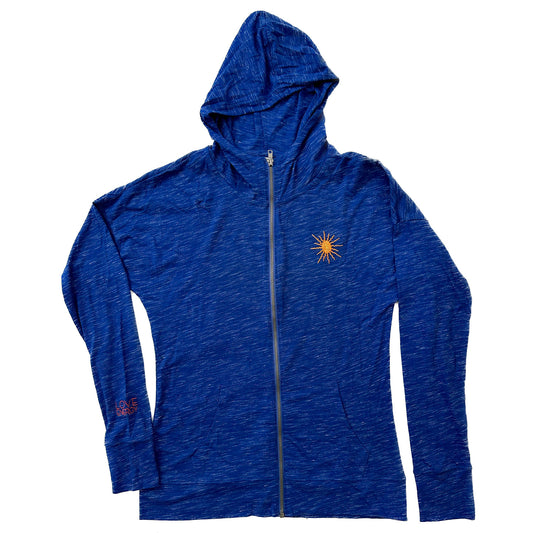 Sun Tailored Light-Weight Zip Hoodie