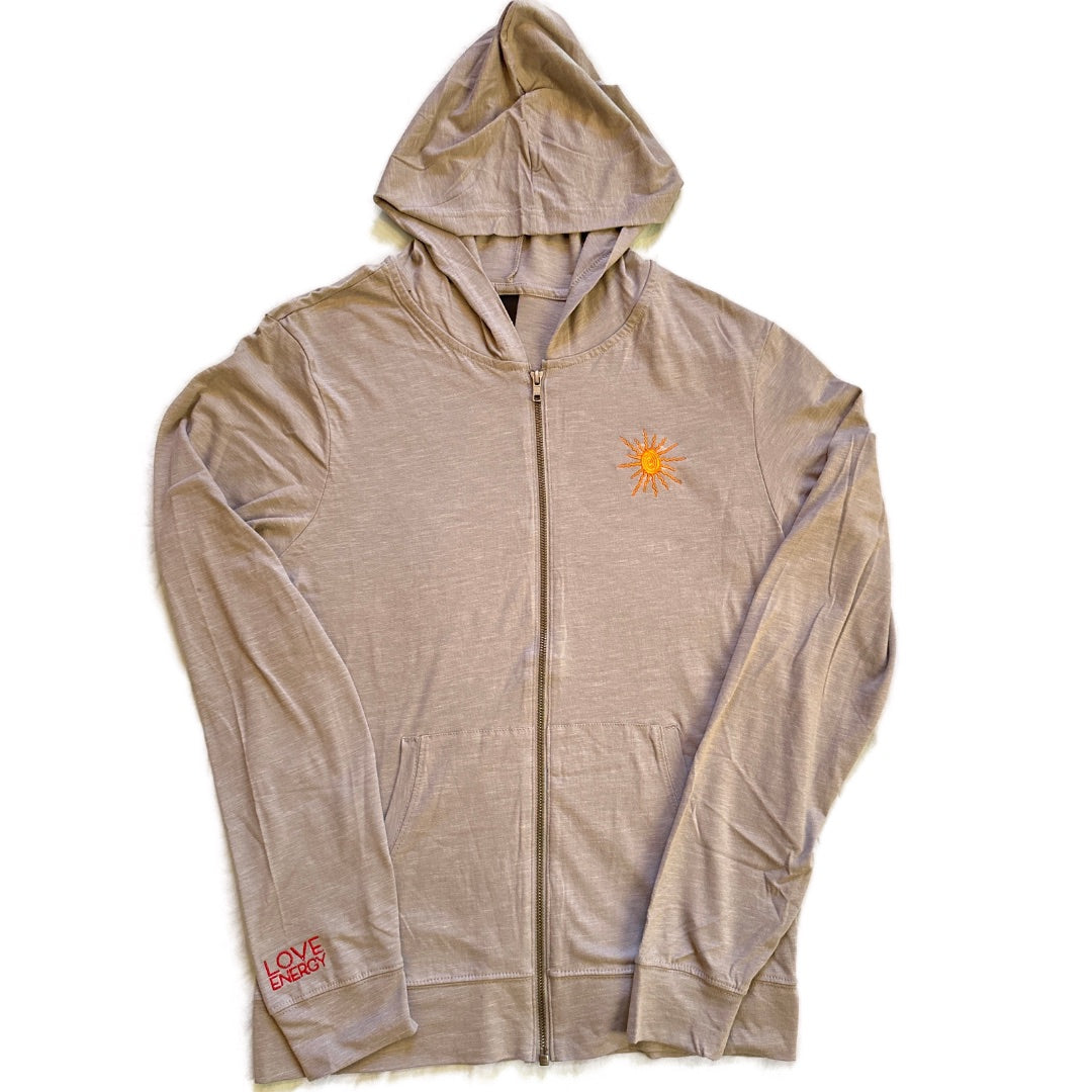 Sun Light-Weight Zip Hoodie