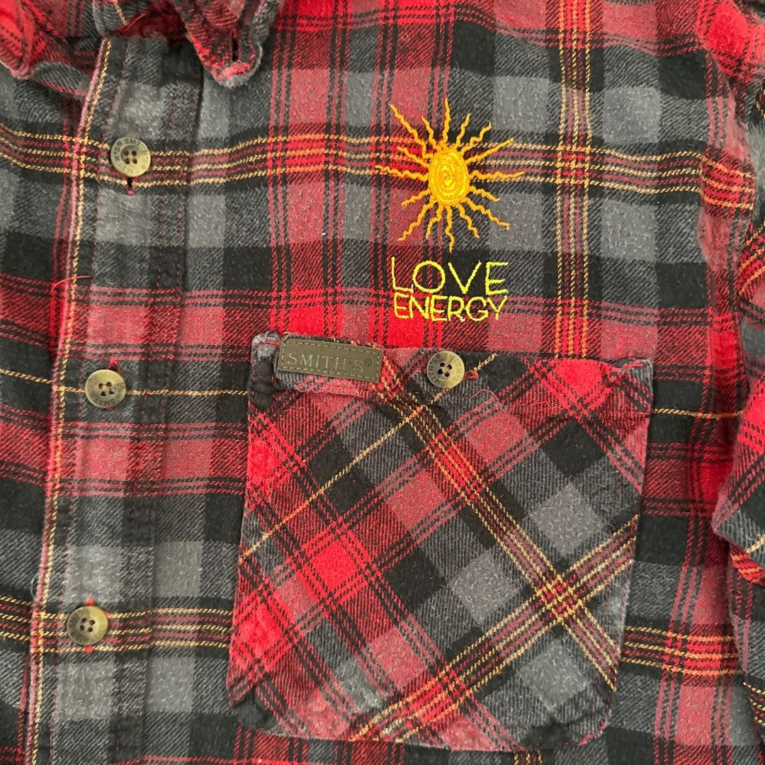 Flannel Shirt, Sun Embroidery M (Smiths)