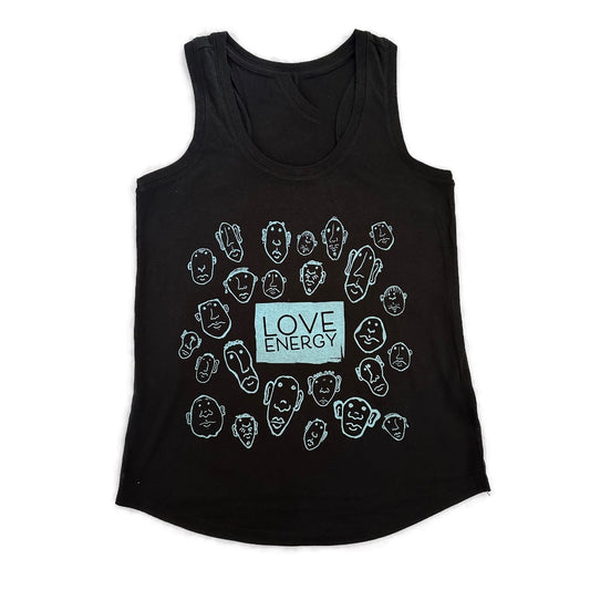 We are One Black Racer-Back Tank Top