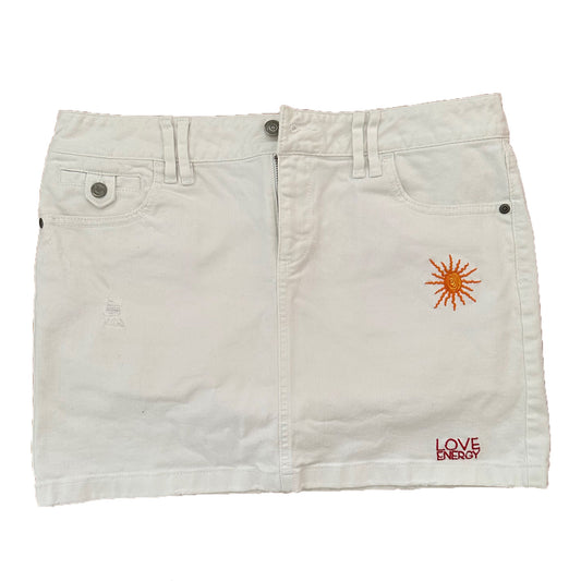 Sun Skirt, White Ann Taylor Loft, Size 6