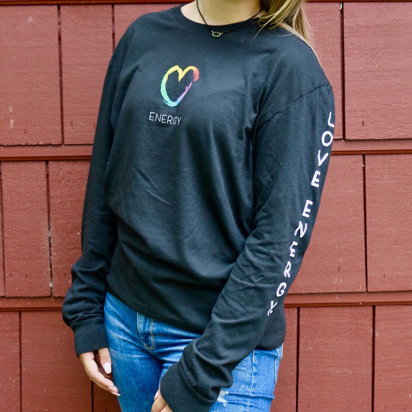 Rainbow Heart Long Sleeve T-Shirt