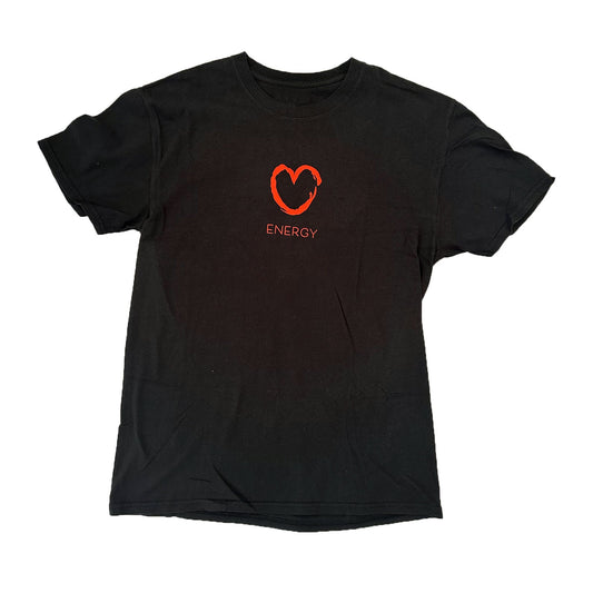 Red Heart Black T-Shirt