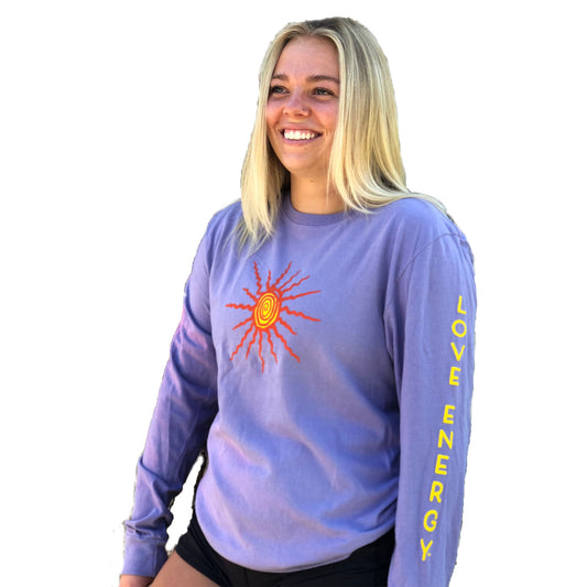 Sun Amethyst Long Sleeve T-shirt