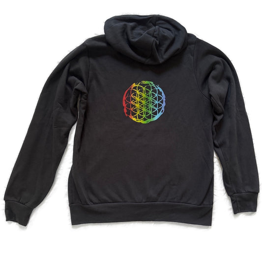 Rainbow One Flower of Life Hoodie