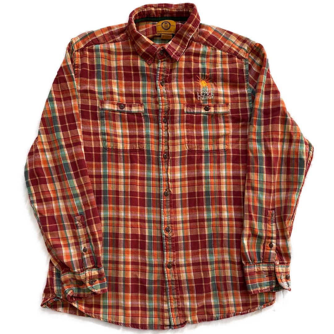 Flannel Shirt, Sun Embroidery L (Stapleford)