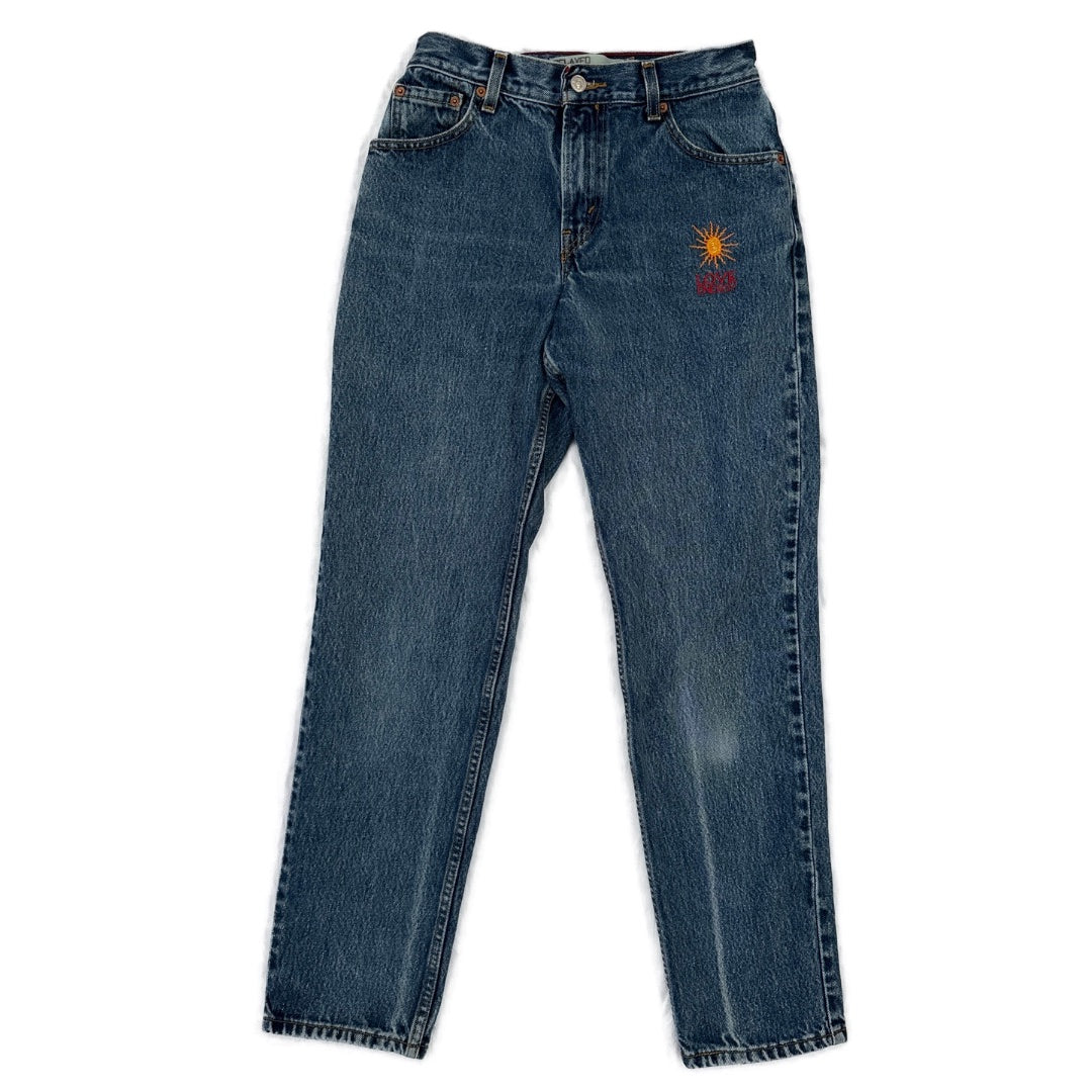 Jean, relaxed fit, sun embroidered Levi's 530 6M