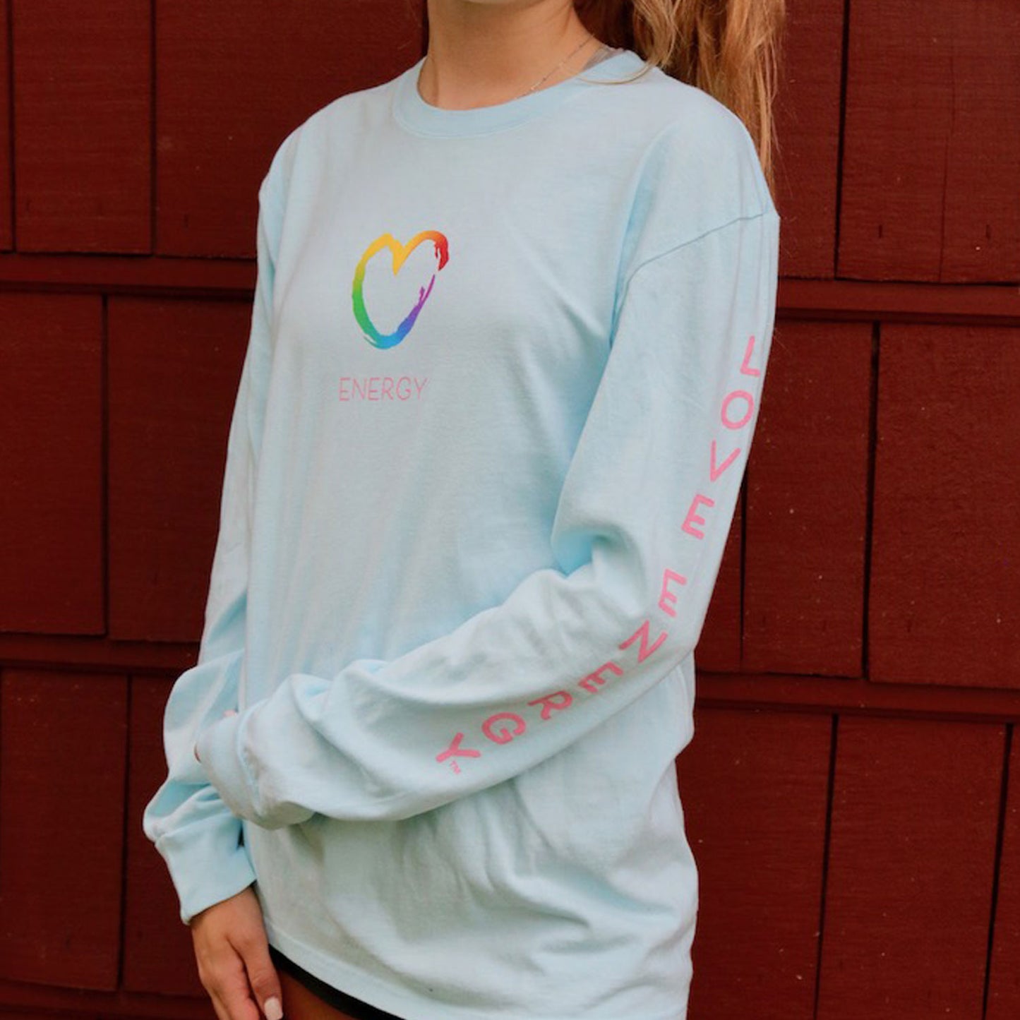 Rainbow Heart Long Sleeve T-Shirt